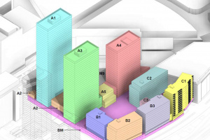 Avec la fourniture de plus de 11 000 m² de façade pour le bloc résidentiel B du projet Cherry Park, Sipral poursuit sa participation à la réalisation du nouveau centre métropolitain au nord-est de Londres. Sipral travaille sur le bloc A, dont elle fournit également la façade. - 3