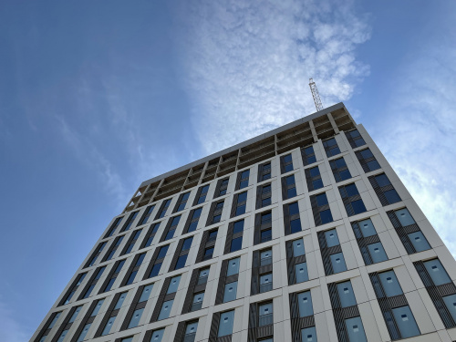 Image: Sipral contributes to the Cherry Park project in Stratford, London by supplying 40,000 m² of façade