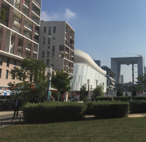 Image: Arena Nanterre -  fabrication of shells finished