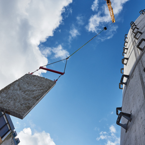 Image: We documented the manufacture and installation of art relief on Blanka Tunnel ventilation shaft