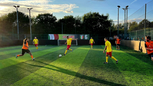 Image: Football with the added value of charity.