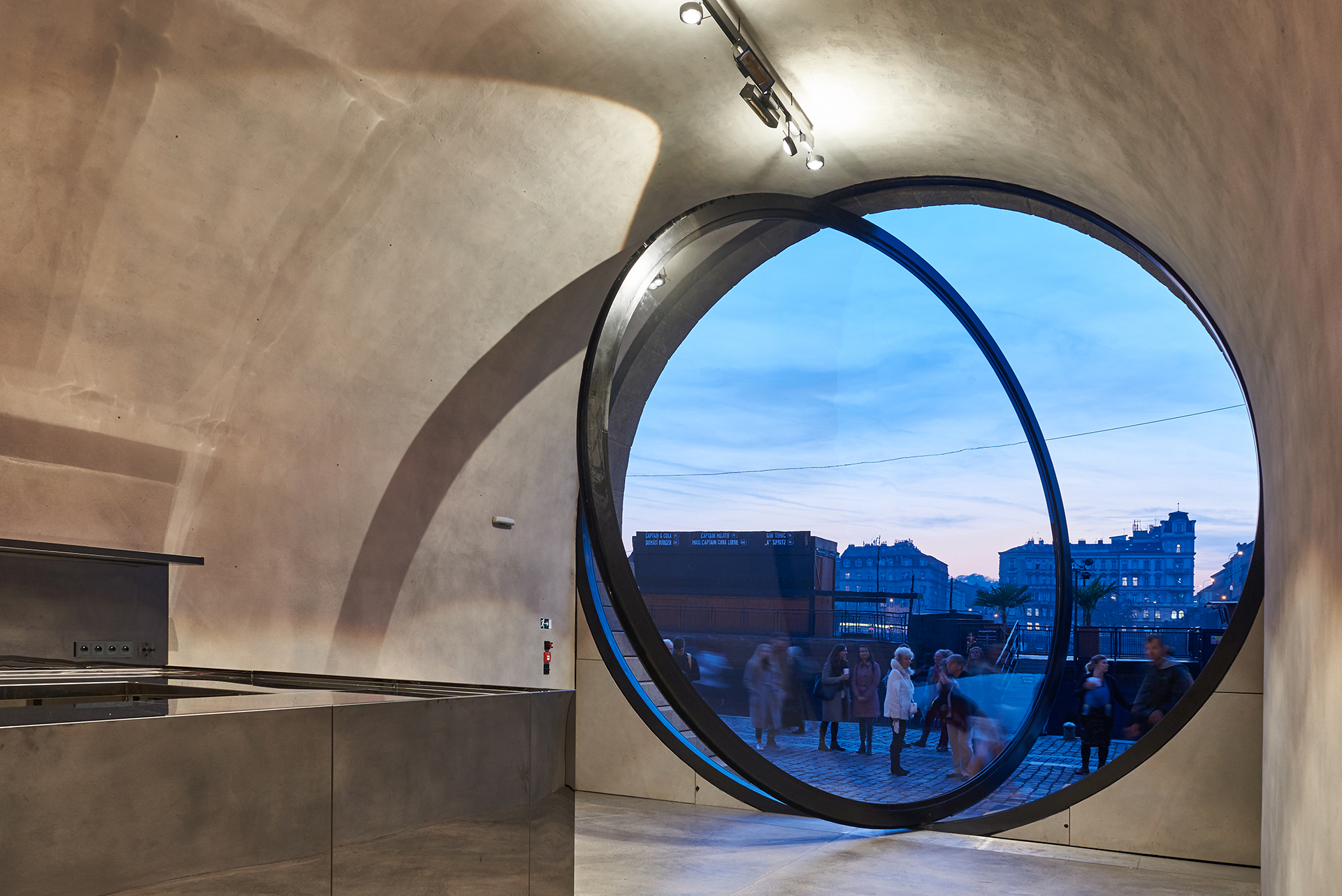 Construction of the year 2020 - cubicles on the Prague embankment